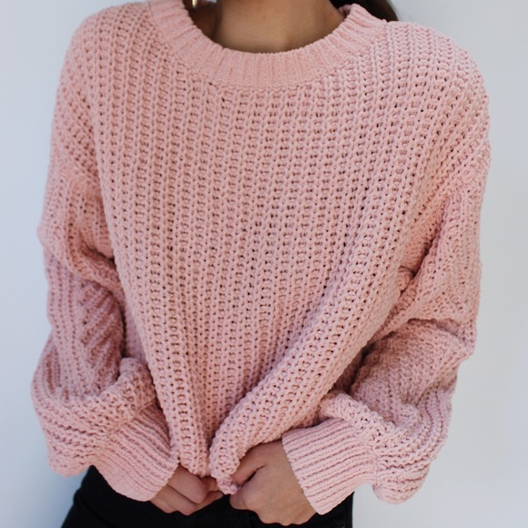 Cozy pink sweater Clearance